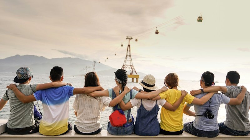 Supportive friends representing how to manage graduate school after a bereavement